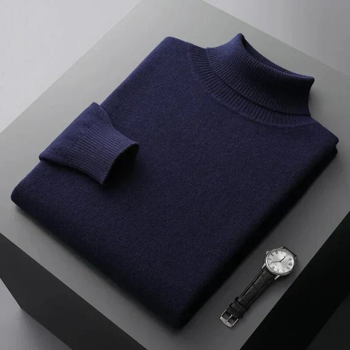 Men's Sweater | Turtleneck Long Sleeve Knit Regular Fit Clothing