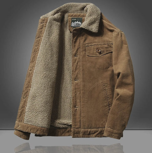 Men's Short Jacket | Button Closure Insulated Winter Clothing