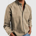 Men's Shirt | Regular Fit with Collar and Long Sleeves