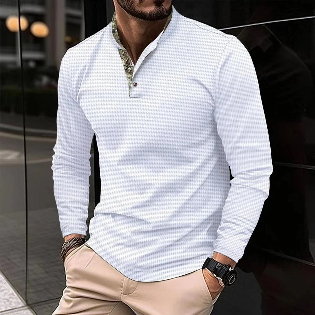 Men's Polo Shirt | Long Sleeve for Everyday Wear
