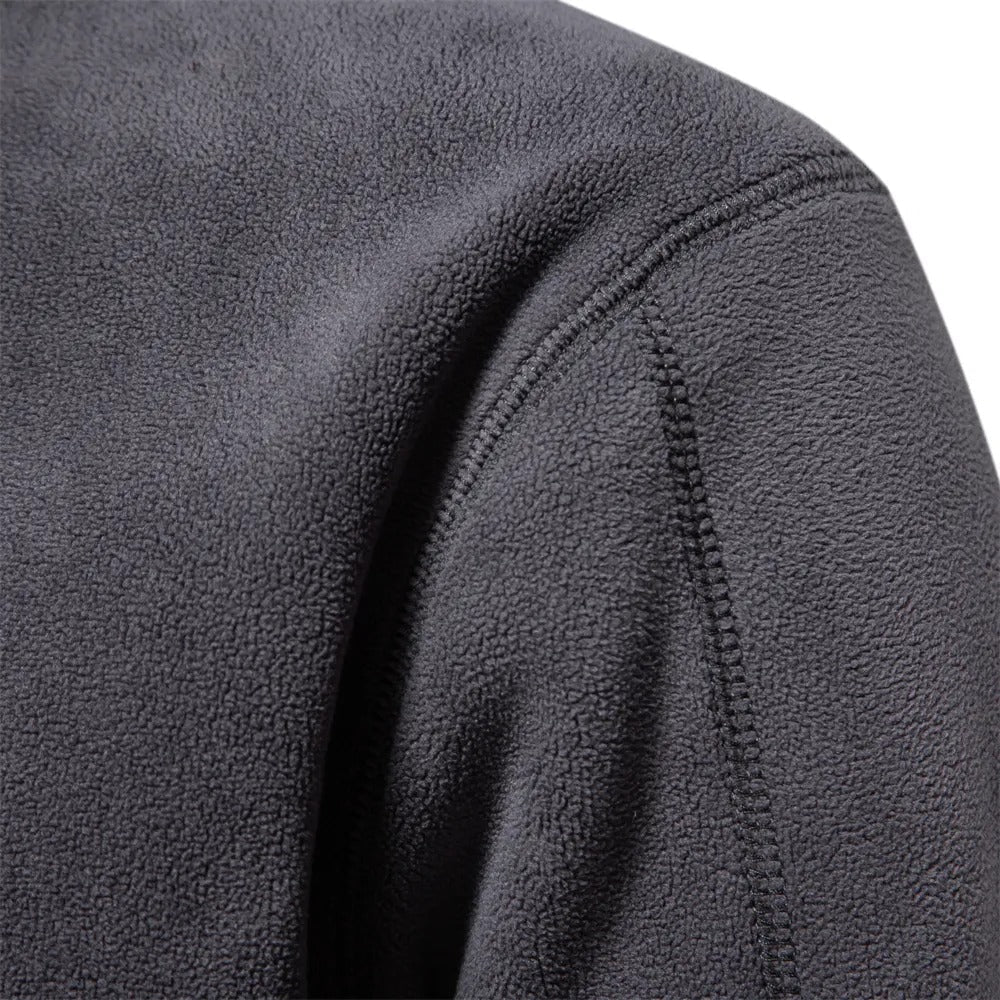 Men's Sweater | Stand-up Collar Long Sleeve Pullover for Cold Weather