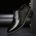 Smooth Perforated Brogue Lace Up Dress Shoes for Men | Office and Formal Wear