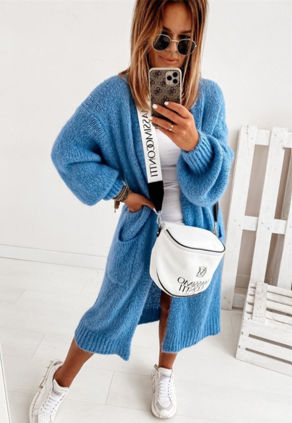 Women’s Cardigan | Loose Fit with Sleeves and Pockets Casual Wear