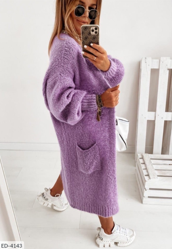 Women’s Cardigan | Loose Fit with Sleeves and Pockets Casual Wear