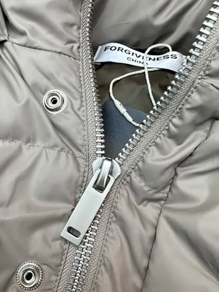 Black Down Filled Hooded Long Parka for Men | Cold Weather Outerwear
