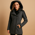 Women's Coat | Long with Hood