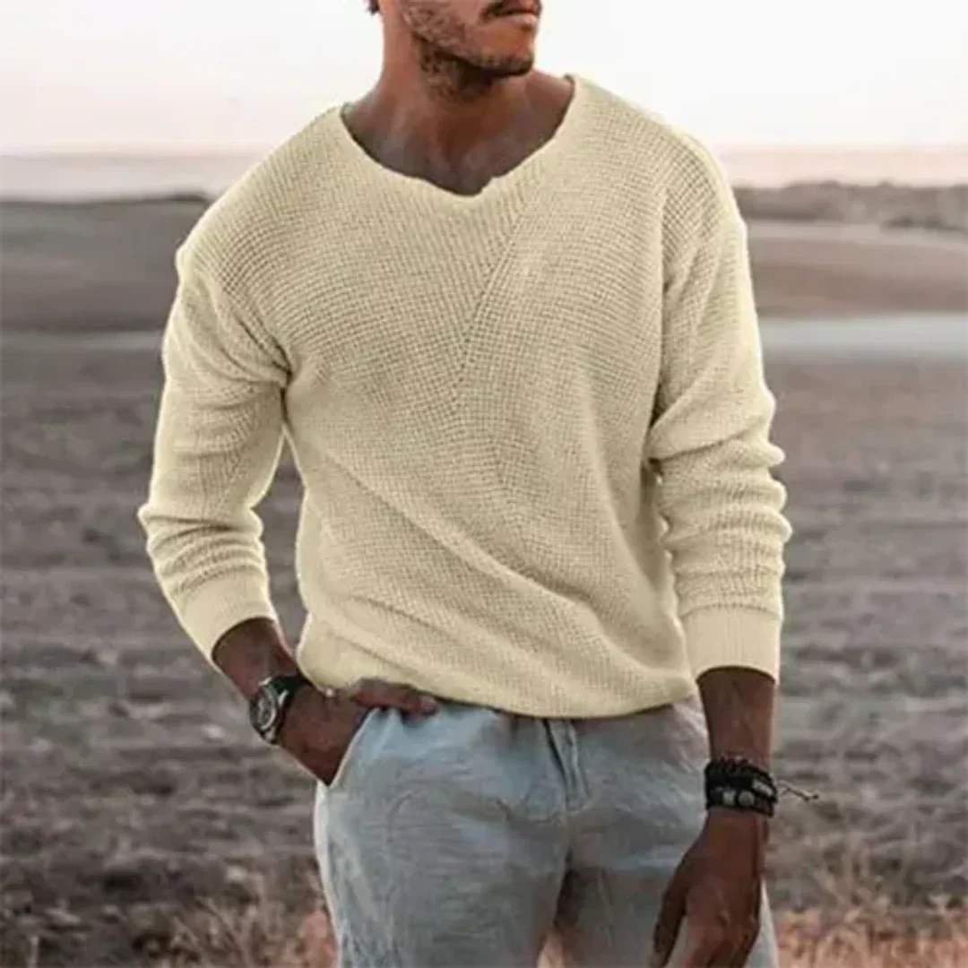 Men's Warm Long Sleeve Sweater | Everyday Sweater