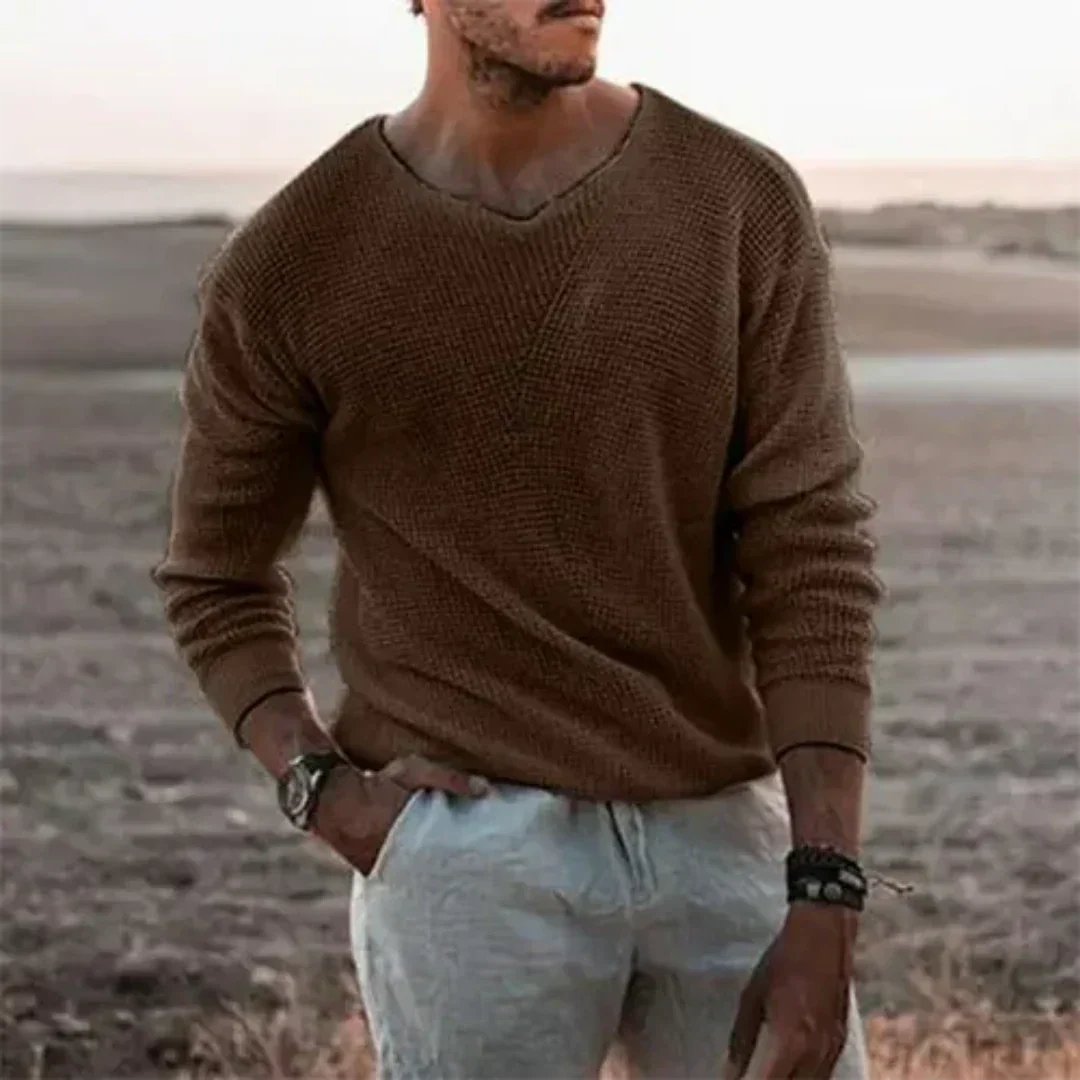 Men's Warm Long Sleeve Sweater | Everyday Sweater