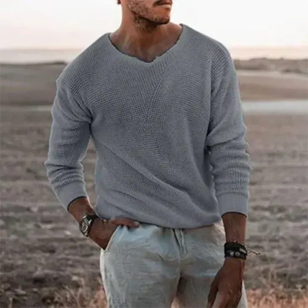 Men's Warm Long Sleeve Sweater | Everyday Sweater