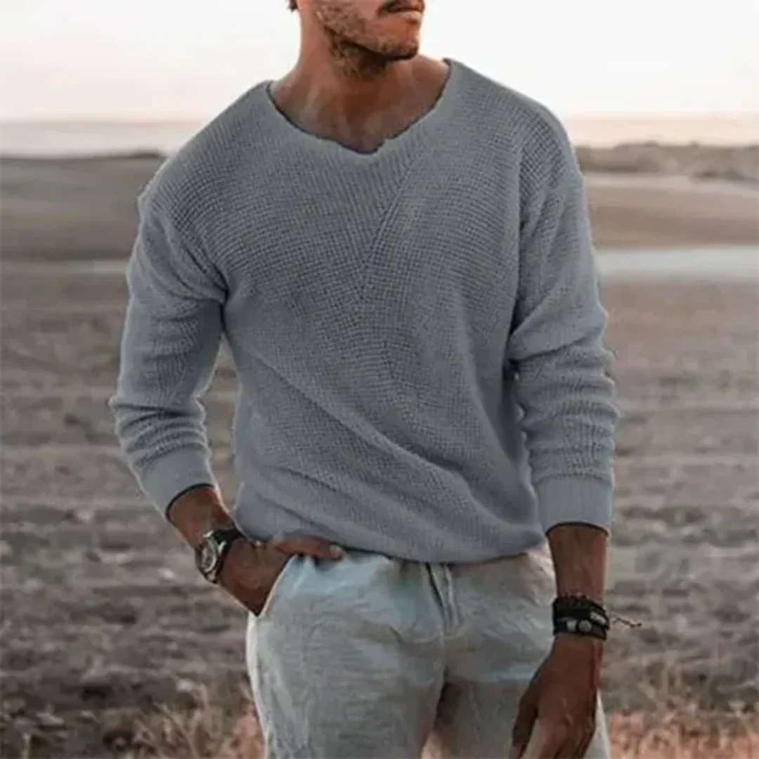 Men's Warm Long Sleeve Sweater | Everyday Sweater