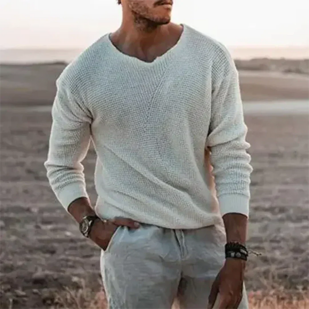 Men's Warm Long Sleeve Sweater | Everyday Sweater