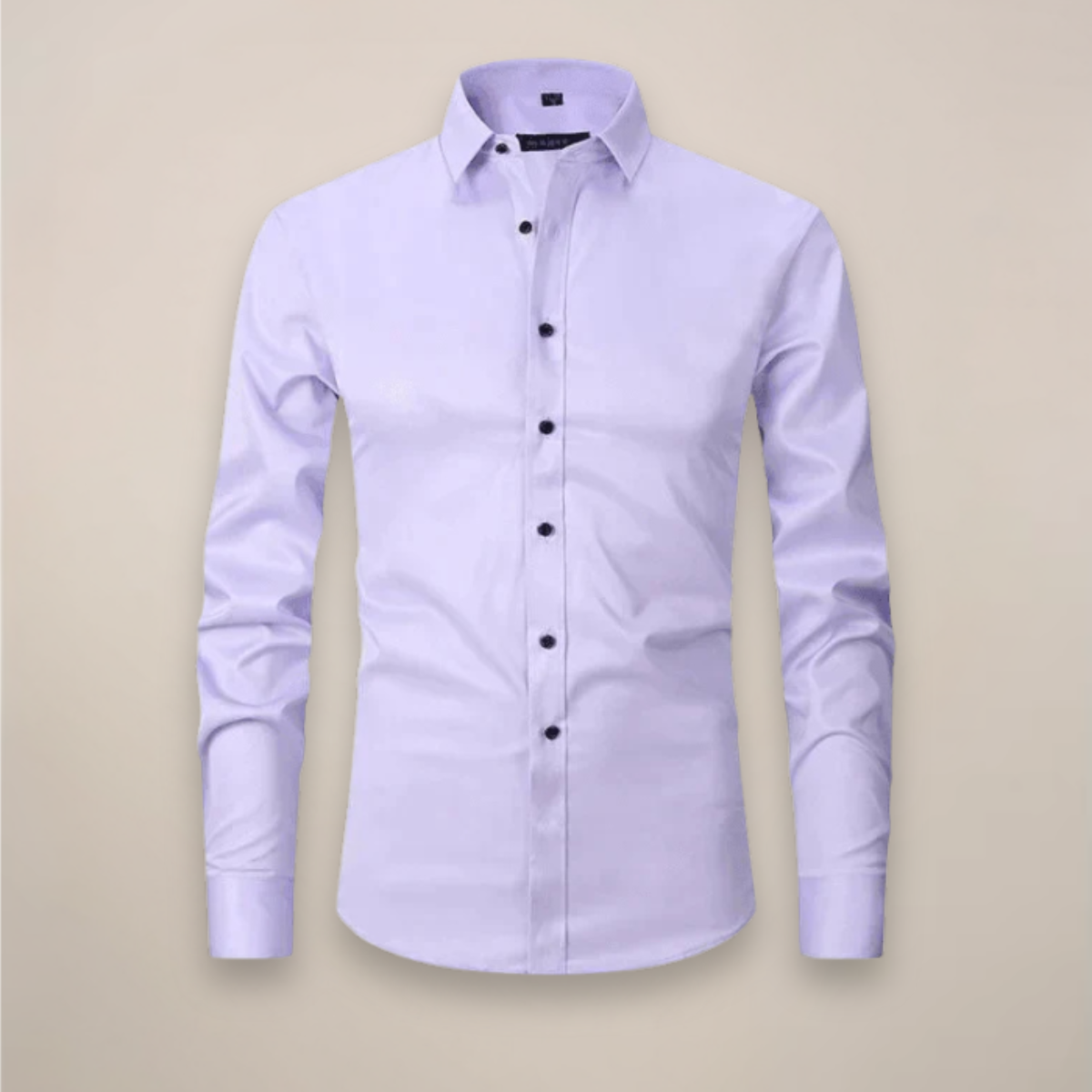 Men's Long Sleeve Shirt | Structured Fit Wrinkle-Free