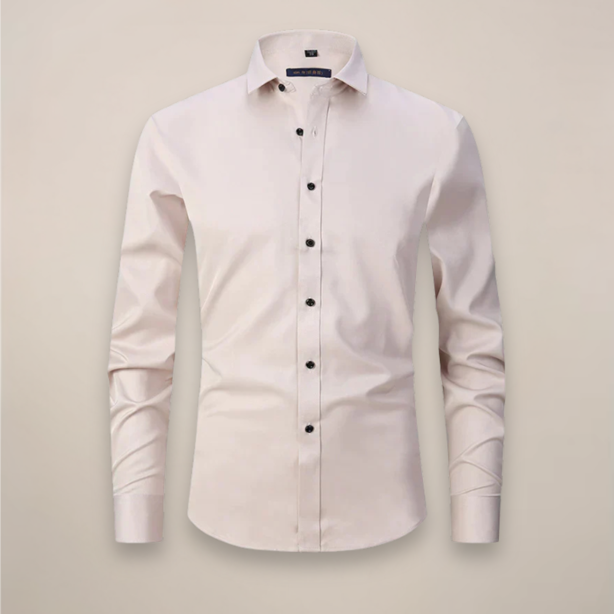Men's Long Sleeve Shirt | Structured Fit Wrinkle-Free