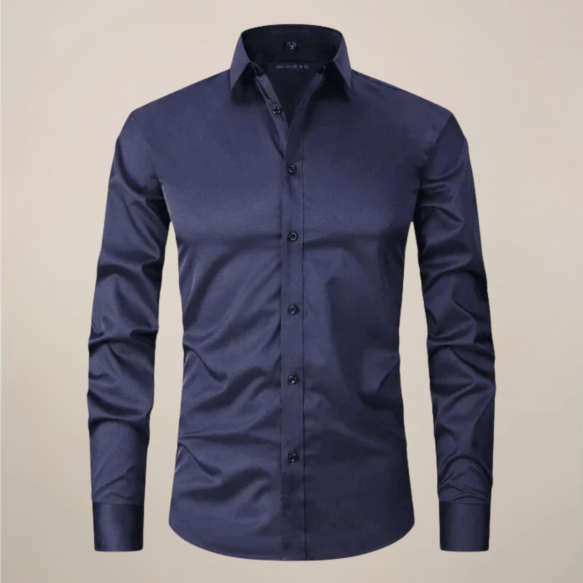 Men's Long Sleeve Shirt | Structured Fit Wrinkle-Free