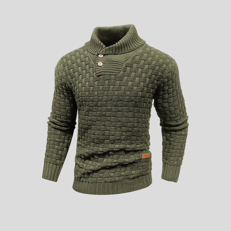 Stylish Thermal Knit Sweater for Men | Warm Pullover