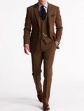 Slim Fit Tailored Two Piece Business Suit Set for Men | Office Formal Wear