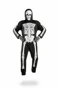 Black Full Body Skeleton Costume with Skull Mask for Boys | Halloween