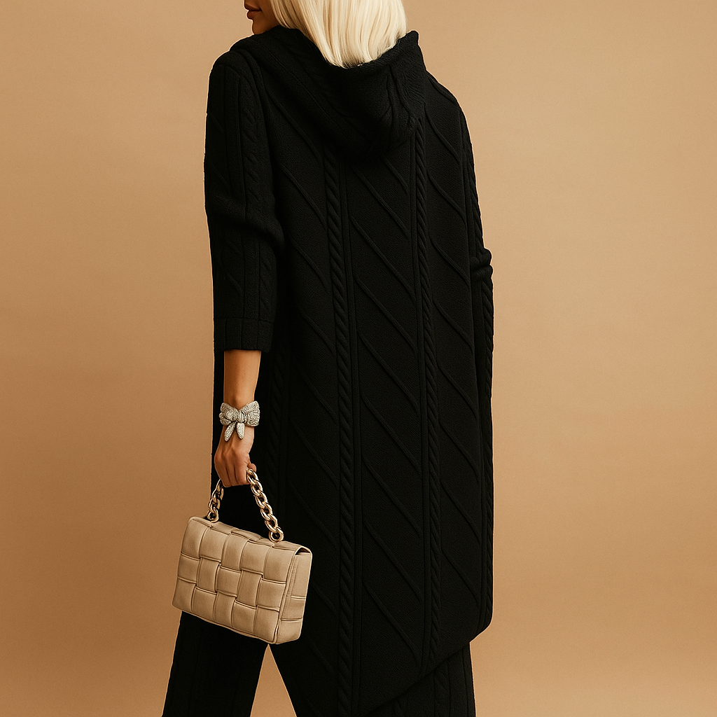 Women's Long Hooded Cardigan | Loose Fit Everyday