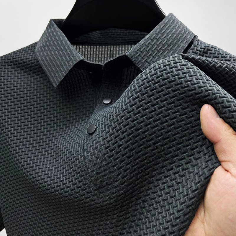 Button Placket Polo Shirt for Men | Summer Wear