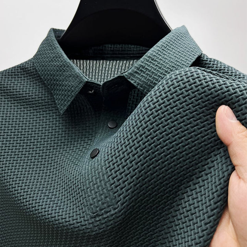 Button Placket Polo Shirt for Men | Summer Wear