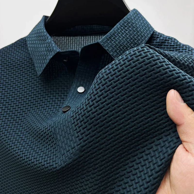 Button Placket Polo Shirt for Men | Summer Wear