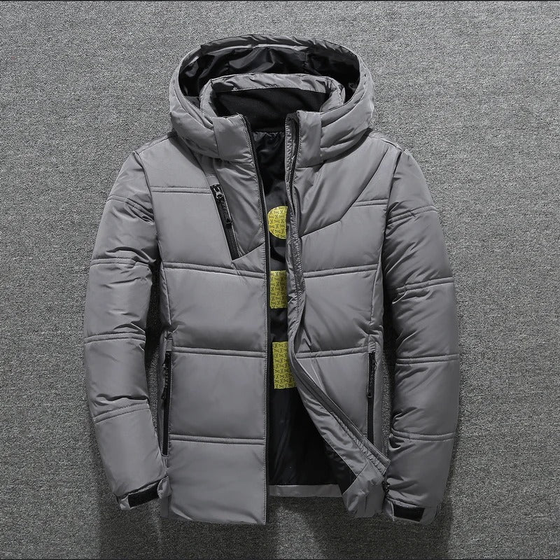 Men's Winter Down Jacket | Warm Quilted