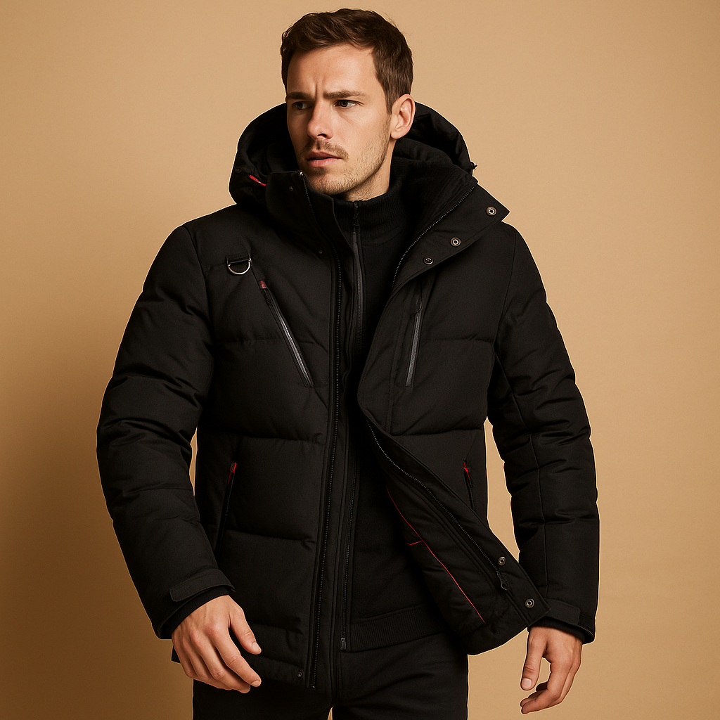 Men's Parka Jacket | Warm Down Filling
