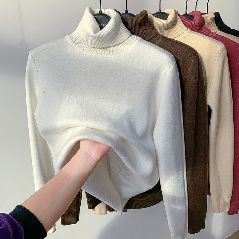 Women's Turtleneck | Comfortable Cut with Warm Lining and Long Sleeves